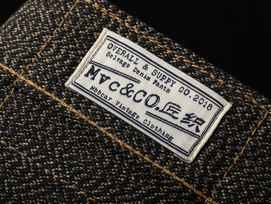 Mvc&Co. 719# Salt-and-Pepper Straight-Fit jeans