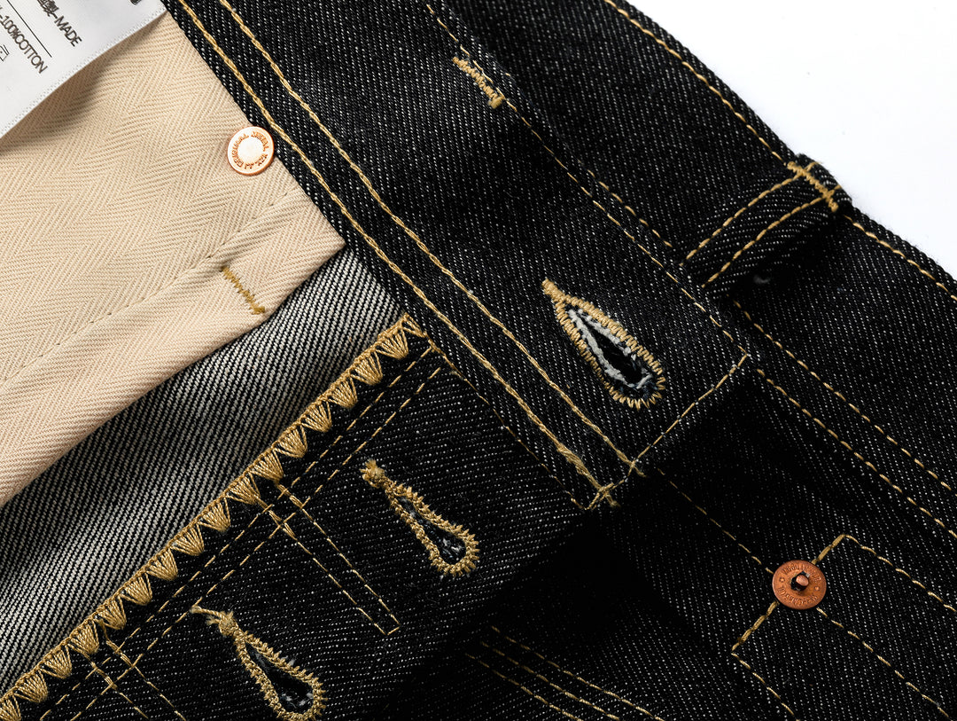 1930s Cowboy Selvedge Denim Wide-Leg jeans