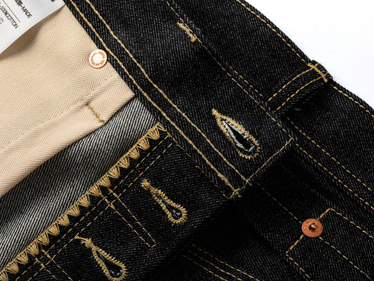 1930s Cowboy Selvedge Denim Wide-Leg jeans