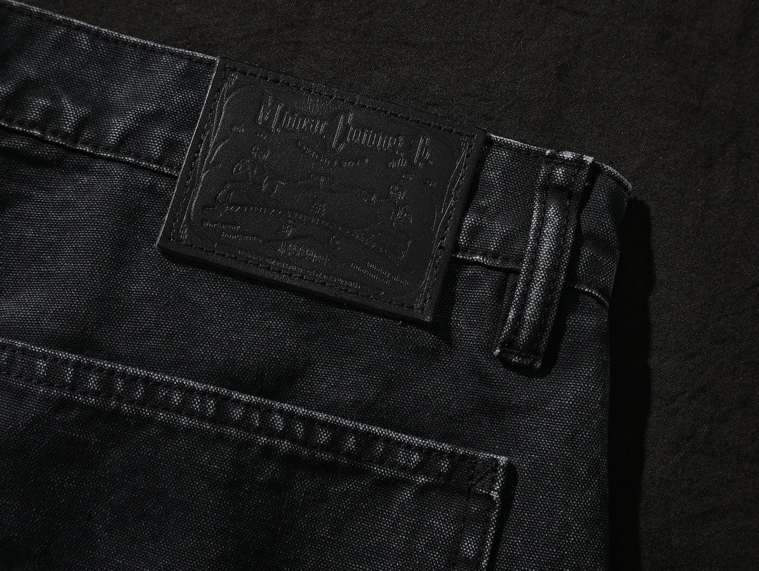 Distressed Wash B11 Lumberjack Wide-Leg jeans