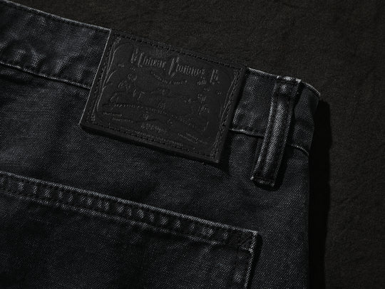 Distressed Wash B11 Lumberjack Wide-Leg jeans