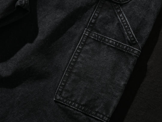 Distressed Wash B11 Lumberjack Wide-Leg jeans