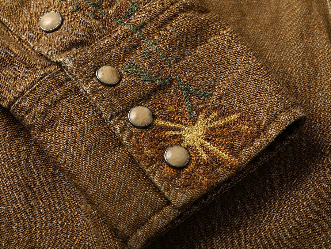 Western Series Poison Iris Floral Western shirt