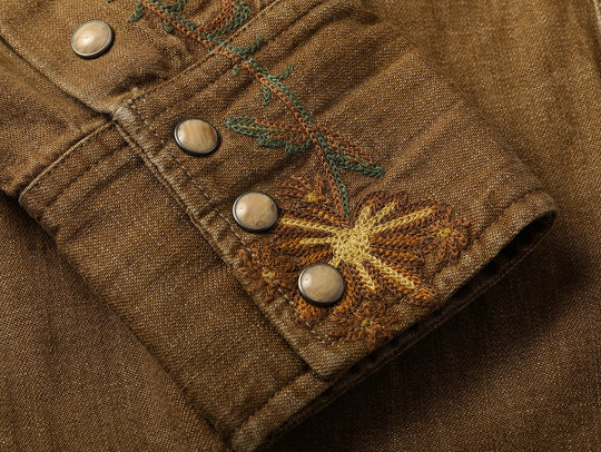 Western Series Poison Iris Floral Western shirt