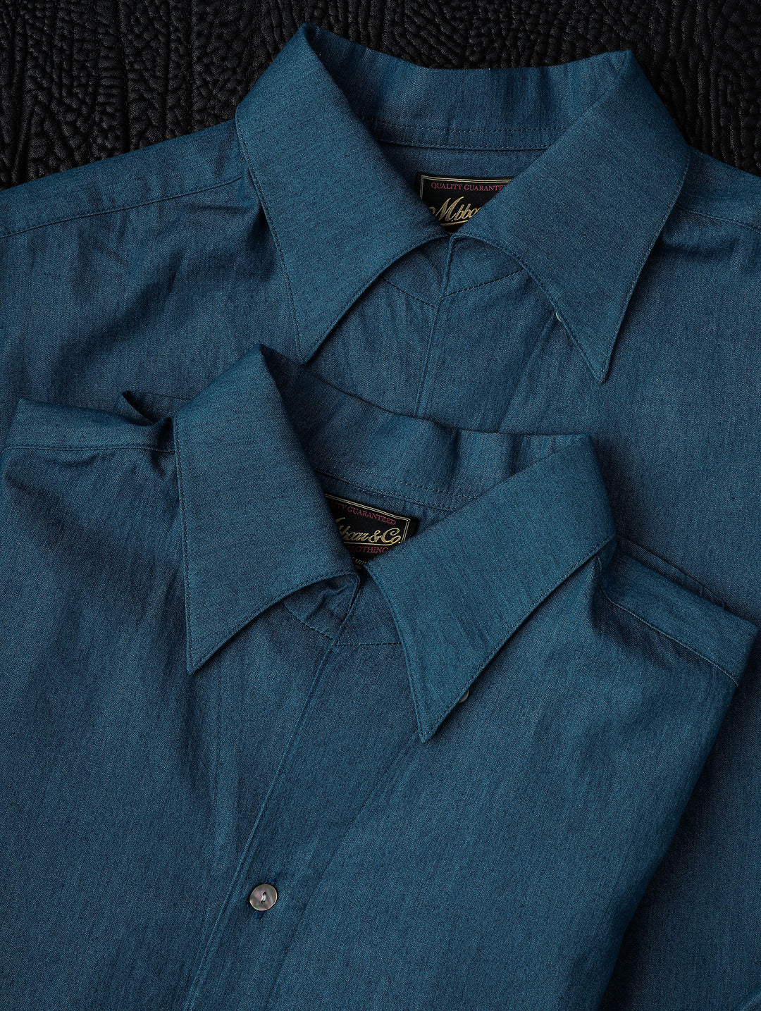 Riviera One-Piece Collar Denim Shirt