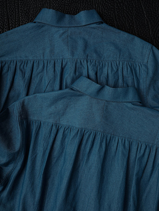 Riviera One-Piece Collar Denim Shirt