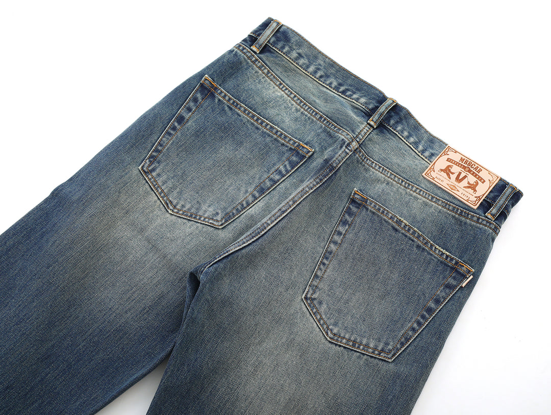 Nevada Wash Selvedge Denim Flared jeans