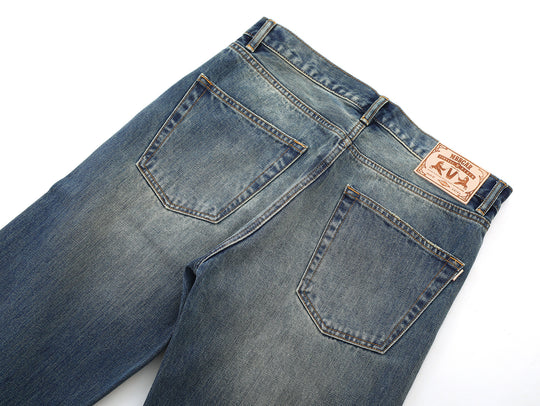 Nevada Wash Selvedge Denim Flared jeans