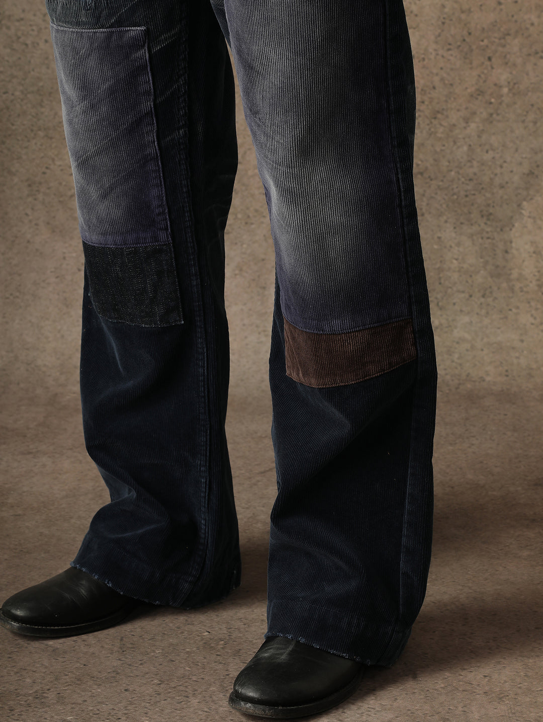 Mvc&Co. 717# Patchwork corduroy wide-leg pants