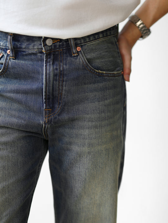 Nevada Wash Selvedge Denim Flared jeans