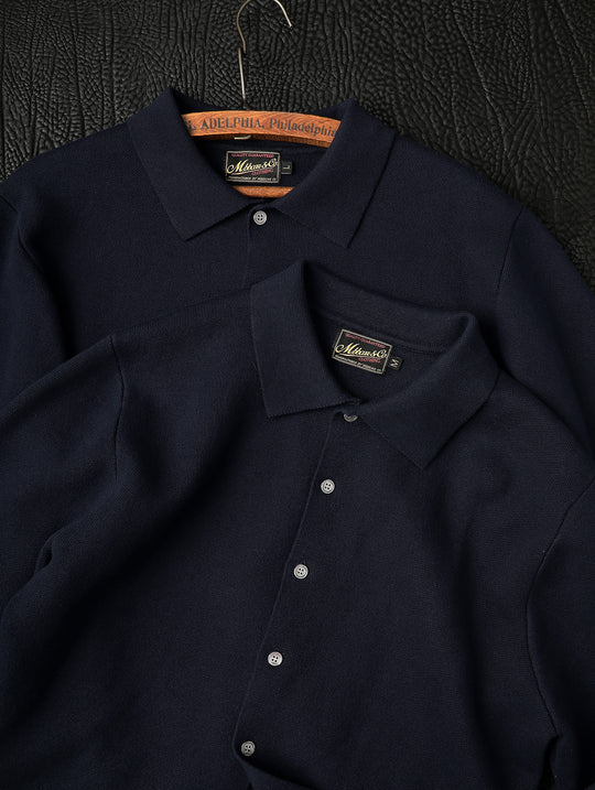 Polo Knit Cardigan