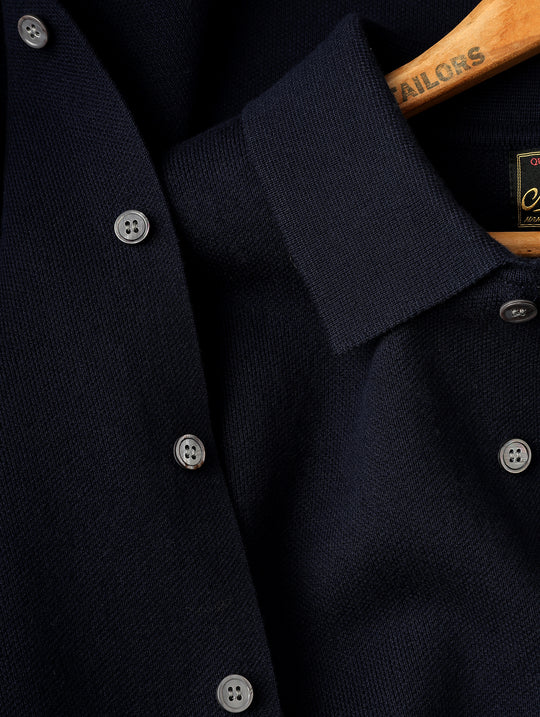 Polo Knit Cardigan