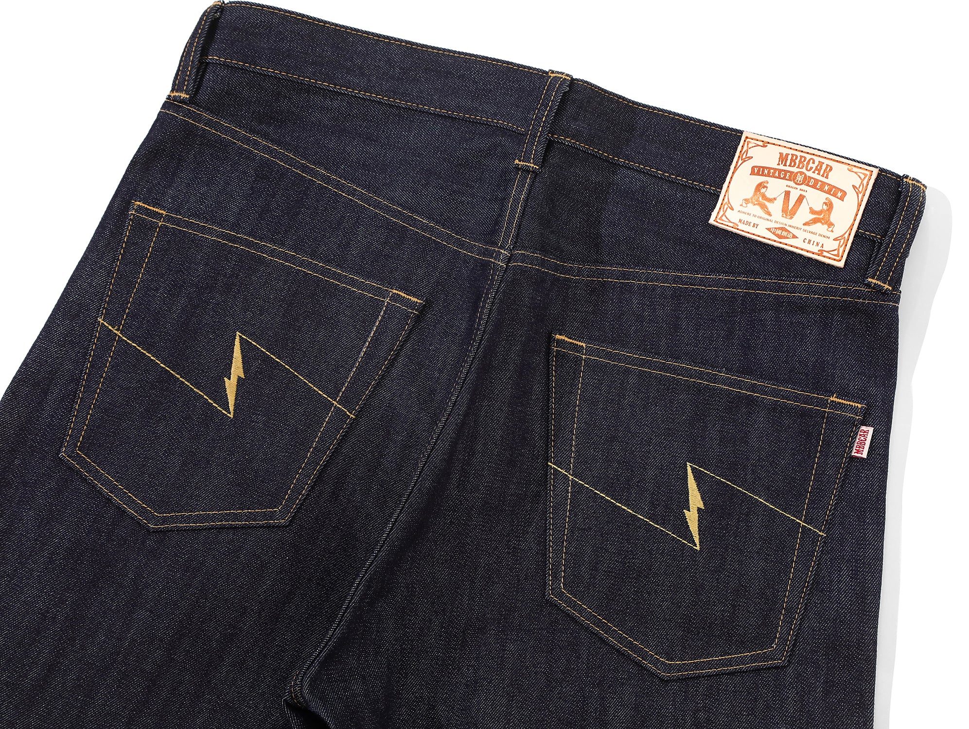 14 oz Selvedge 707 Basic Flared jeans-Indigo|mbbcar|menswear