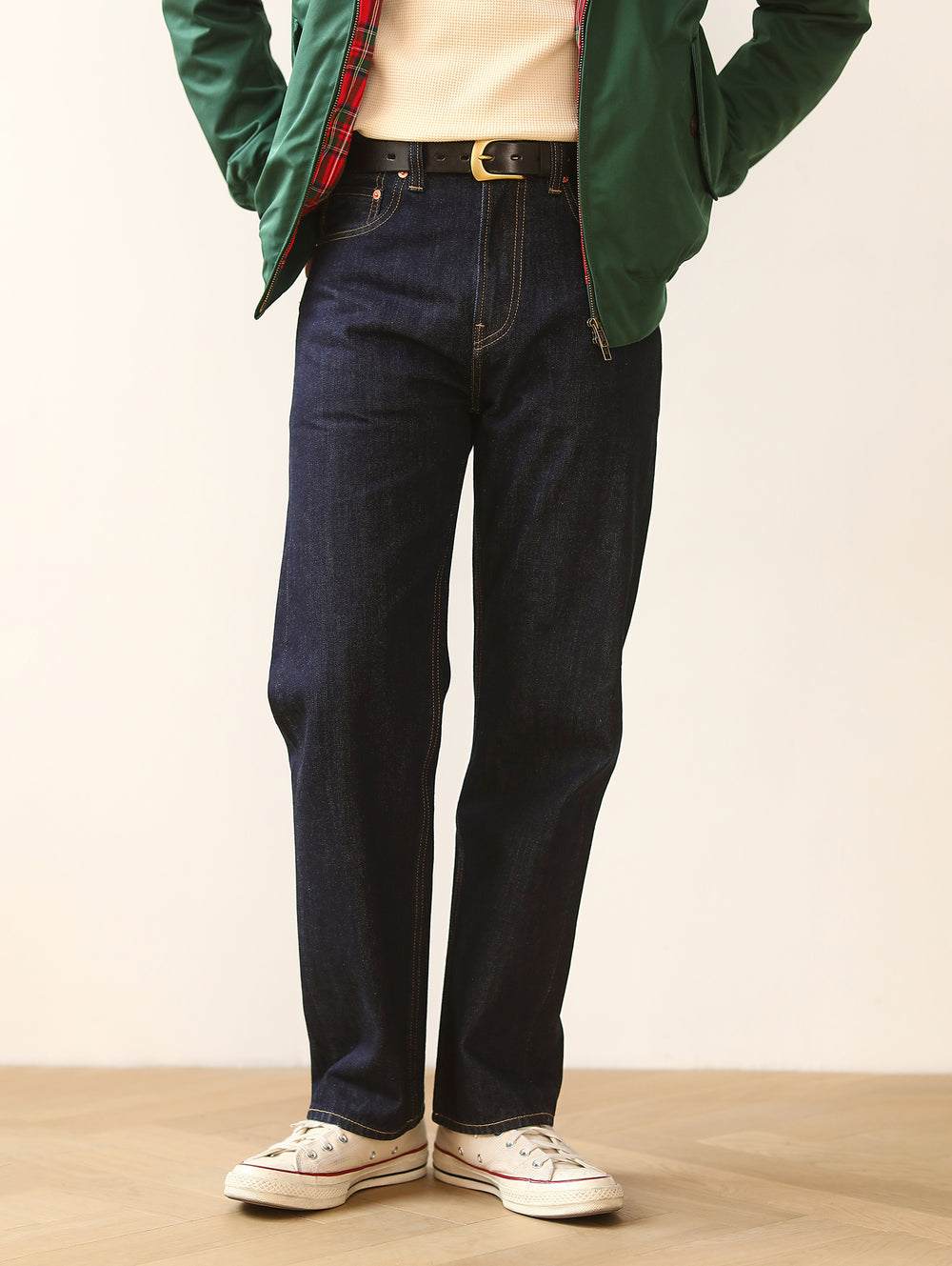14 oz Selvedge 701 Basic Straight-Fit jeans-Indigo