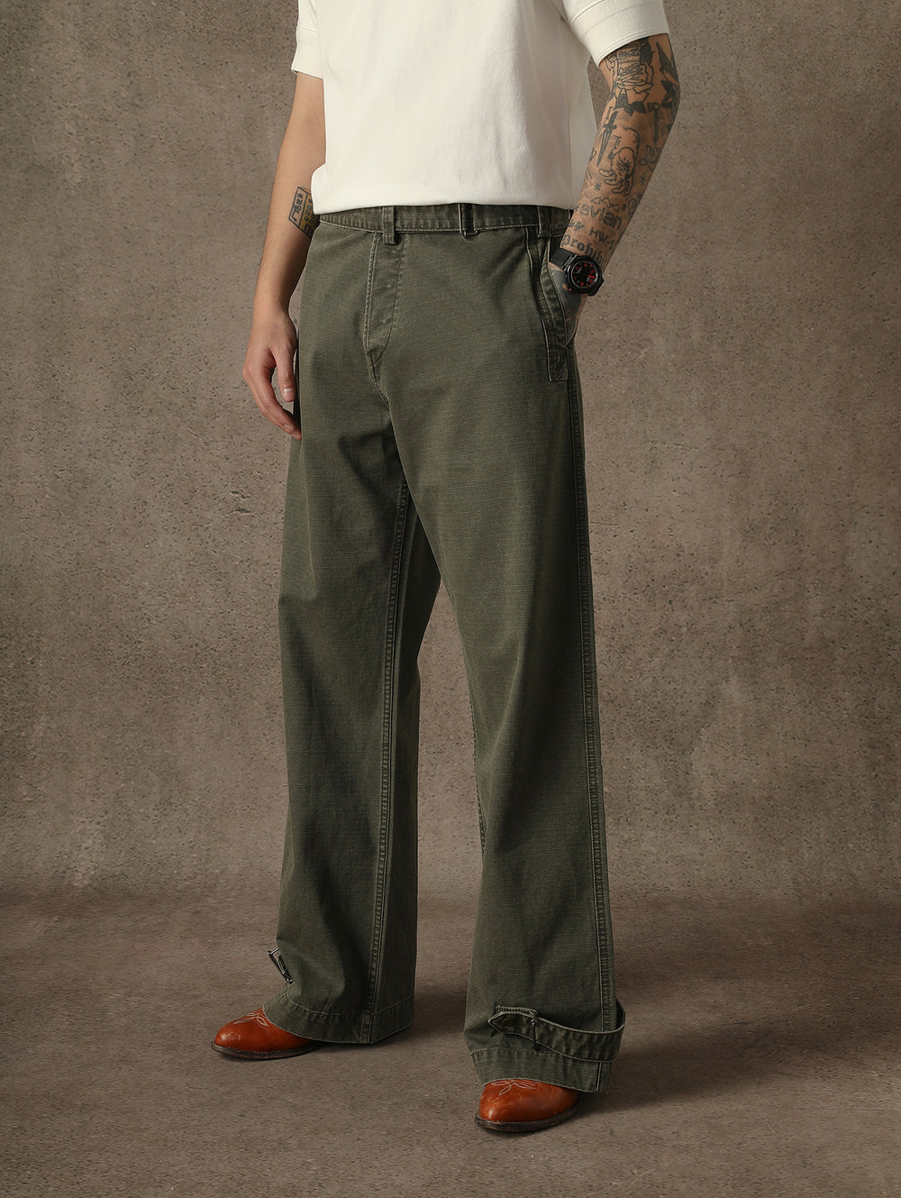 M35 French Motorized Cavalry pants-No Front Patch Pocket