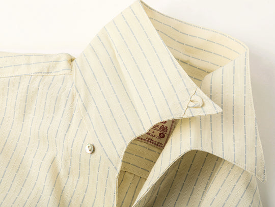 Riviera One-Piece Collar Striped Jacquard shirt