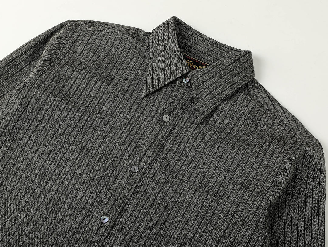 Long-Point Button-Down Work shirt