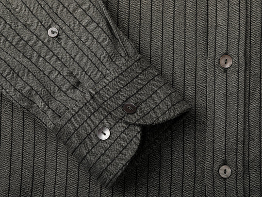 Long-Point Button-Down Work shirt
