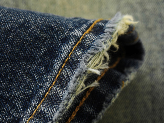 Hippie Studded Crystal Selvedge Denim Flared jeans