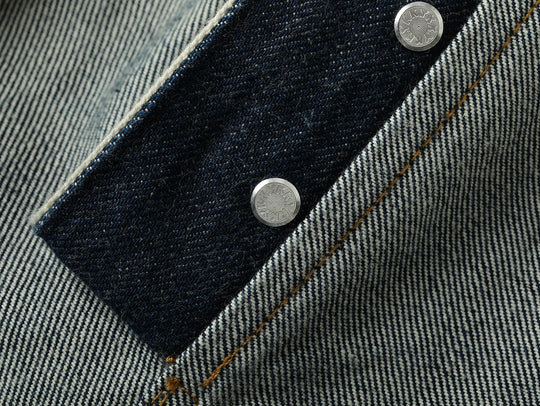 Lace-Back Selvedge Denim jeans