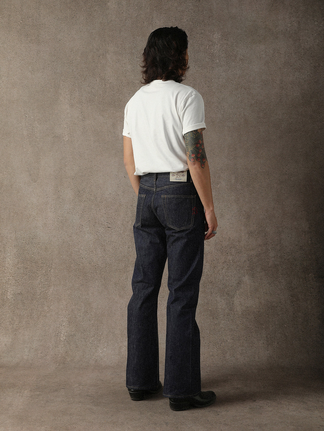 ANIMAL Baiji Dolphin Flared Selvedge Denim jeans