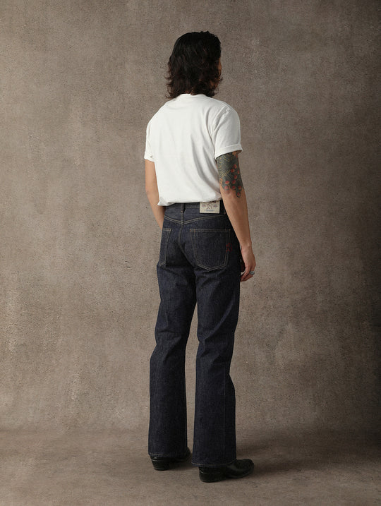 ANIMAL Baiji Dolphin Flared Selvedge Denim jeans