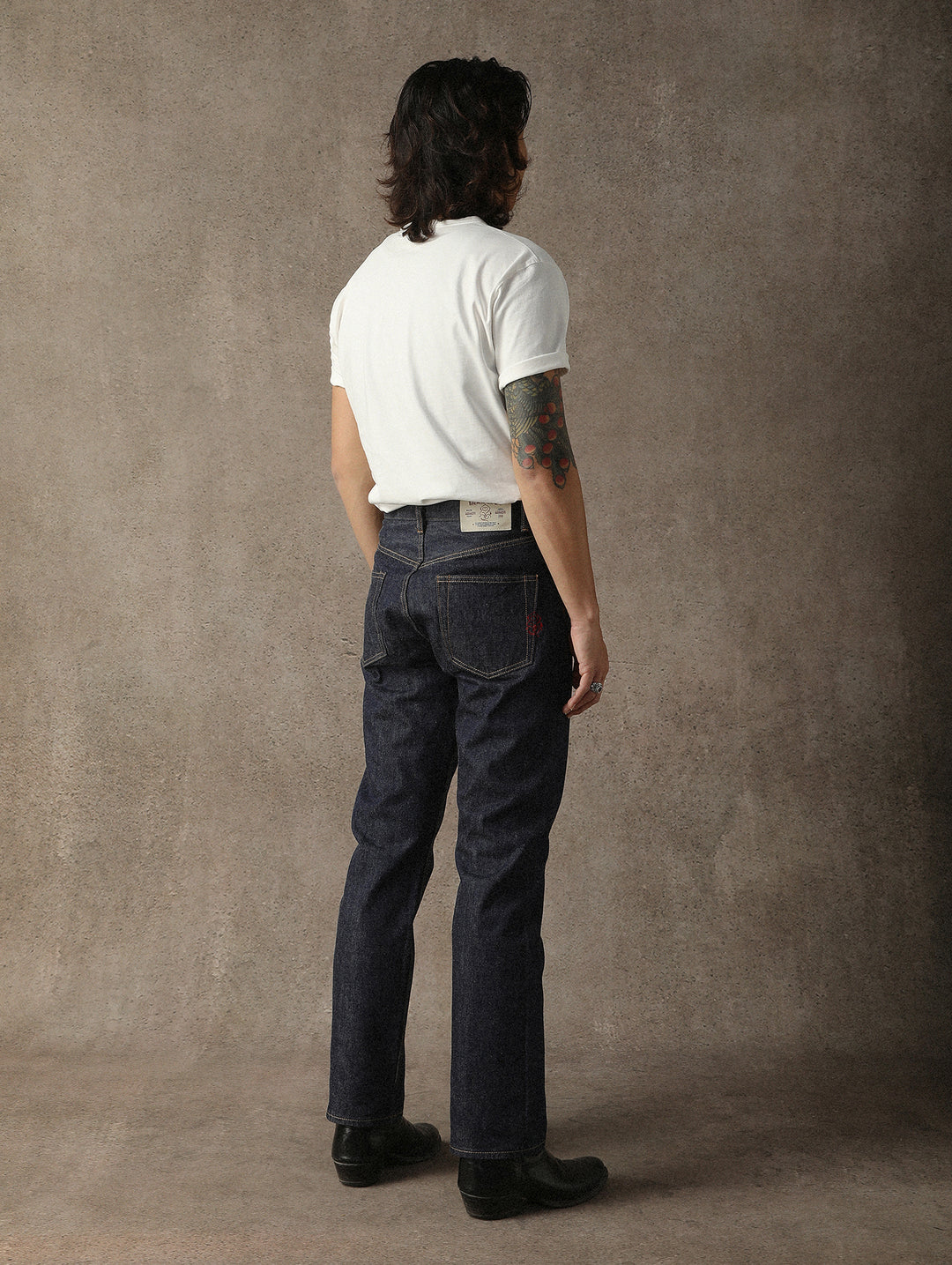 ANIMAL Series Yunnan Snub-Nosed Monkey Slight-Tapered Selvedge Denim jeans