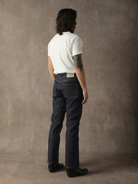 ANIMAL Series Yunnan Snub-Nosed Monkey Slight-Tapered Selvedge Denim jeans