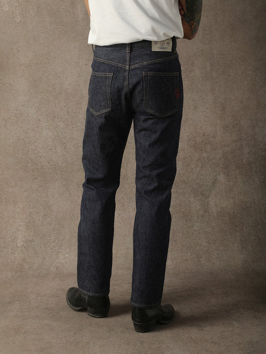 ANIMAL Series Yunnan Snub-Nosed Monkey Slight-Tapered Selvedge Denim jeans
