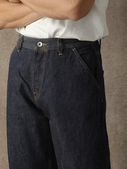 ANIMAL Series South China Tiger Wide-Leg Selvedge Denim jeans