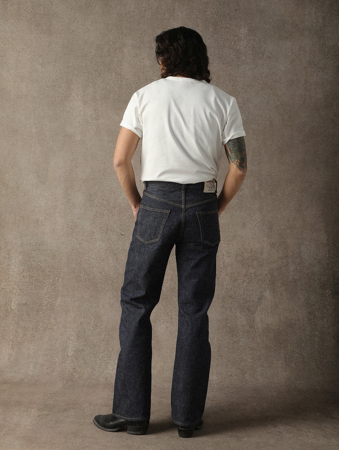 ANIMAL Series Panda Straight-Leg Selvedge Denim jeans