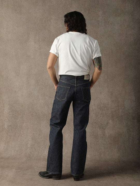 ANIMAL Series Panda Straight-Leg Selvedge Denim jeans