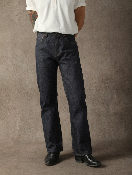 ANIMAL Series Panda Straight-Leg Selvedge Denim jeans