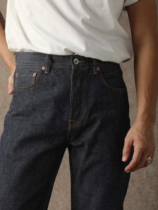ANIMAL Series Panda Straight-Leg Selvedge Denim jeans