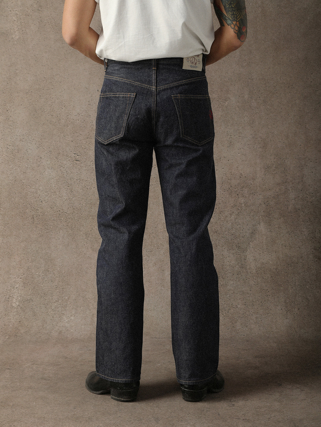 ANIMAL Series Panda Straight-Leg Selvedge Denim jeans