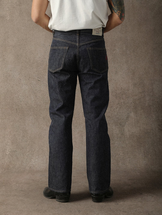 ANIMAL Series Panda Straight-Leg Selvedge Denim jeans