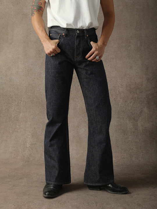 ANIMAL Baiji Dolphin Flared Selvedge Denim jeans