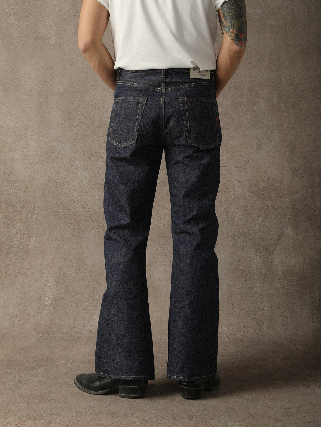 ANIMAL Baiji Dolphin Flared Selvedge Denim jeans