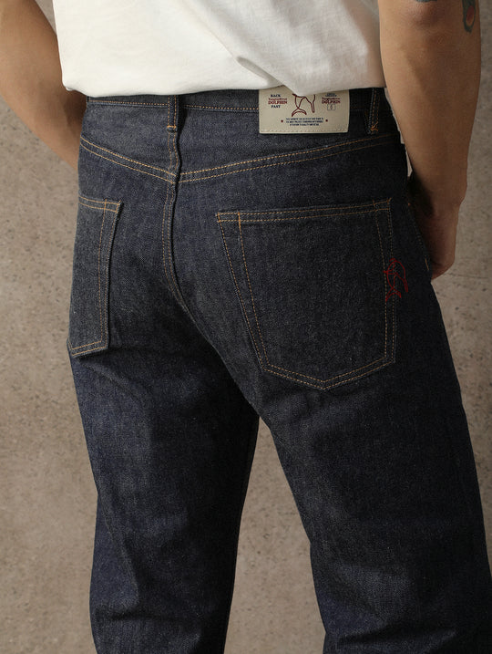 ANIMAL Baiji Dolphin Flared Selvedge Denim jeans