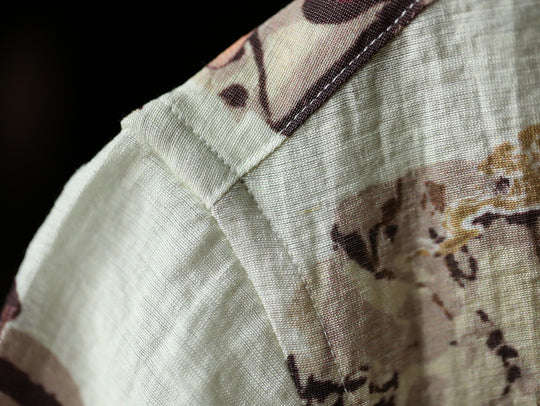 Ukiyo-e Print Cuban Collar Aloha Shirt
