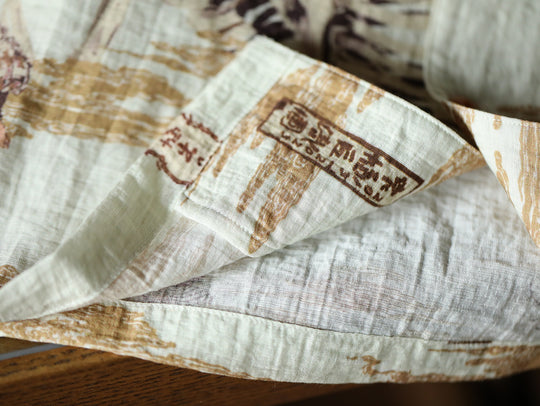 Ukiyo-e Print Cuban Collar Aloha Shirt
