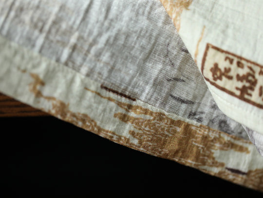 Ukiyo-e Print Cuban Collar Aloha Shirt