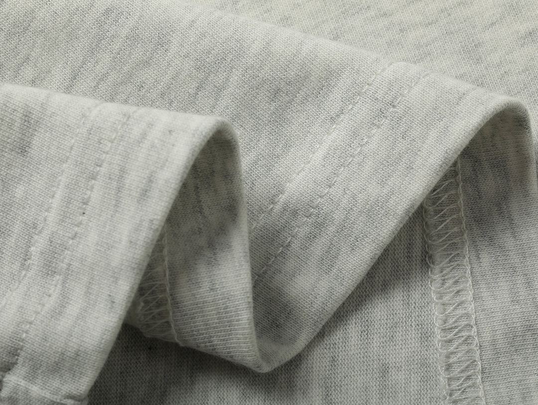 Three-Color Regular-Fit Henley T-shirt-Black