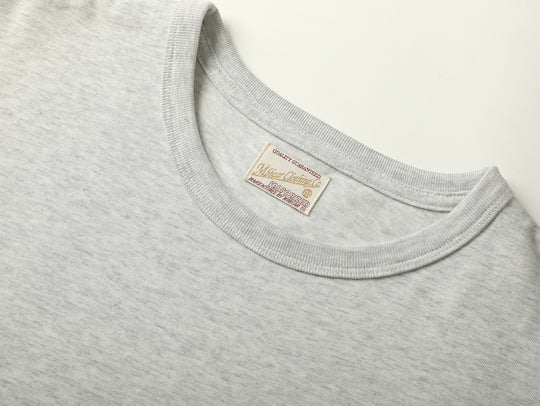 Three-Color Regular-Fit Crew Neck T-shirt-White