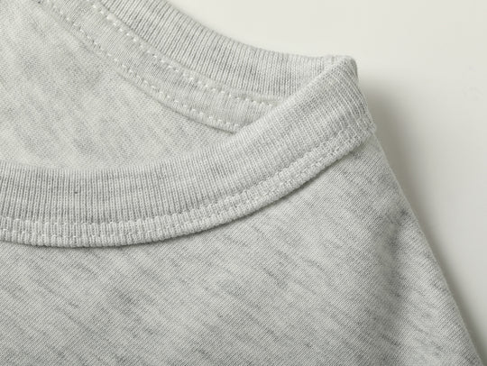 Three-Color Regular-Fit Crew Neck T-shirt-White