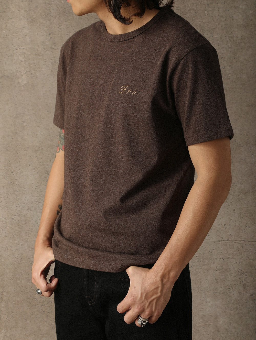 Days Of The Week Embroidered T-shirt-Friday