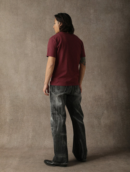 Days Of The Week Embroidered T-shirt-Sunday