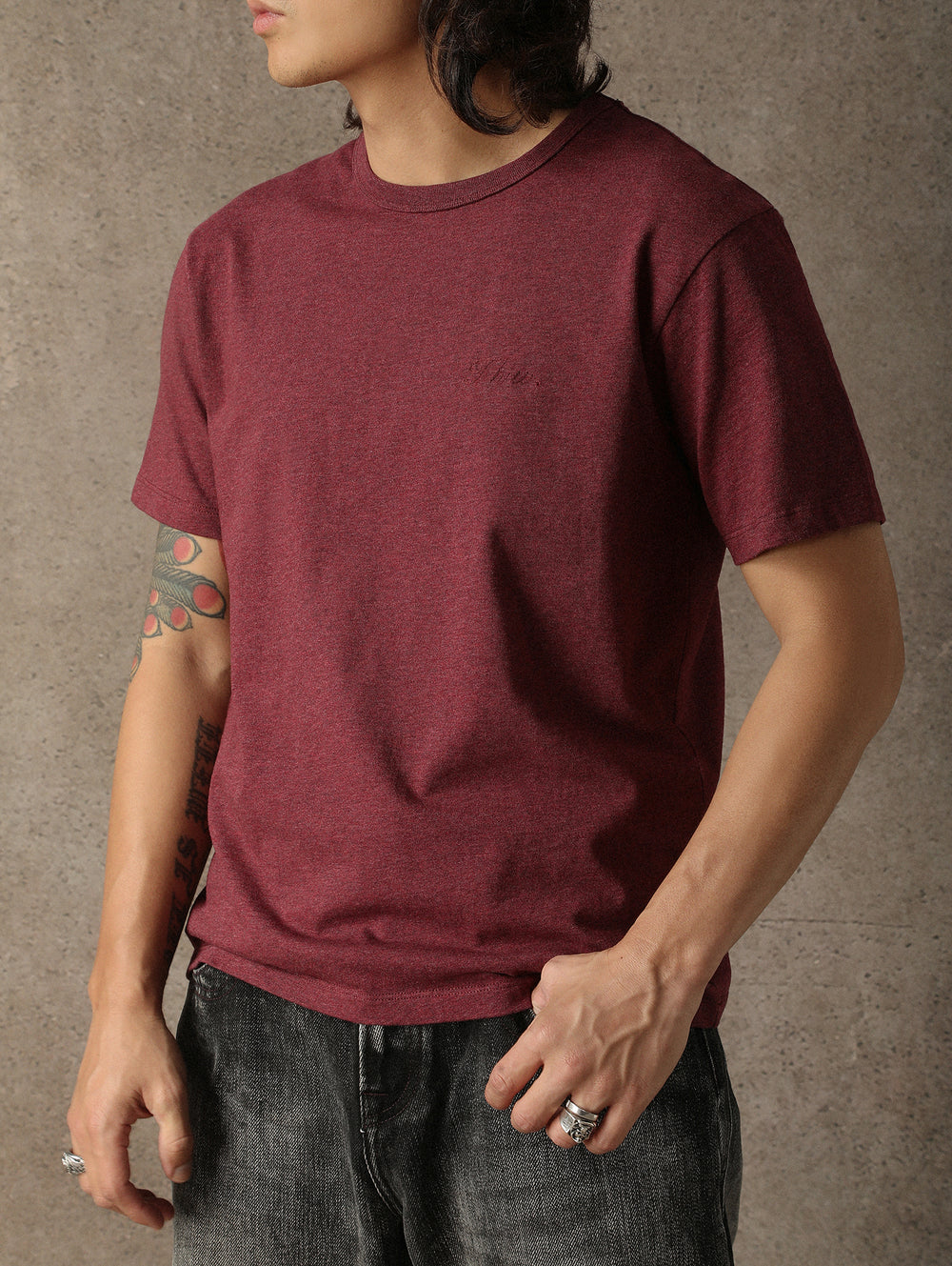 Days Of The Week Embroidered T-shirt-Thursday