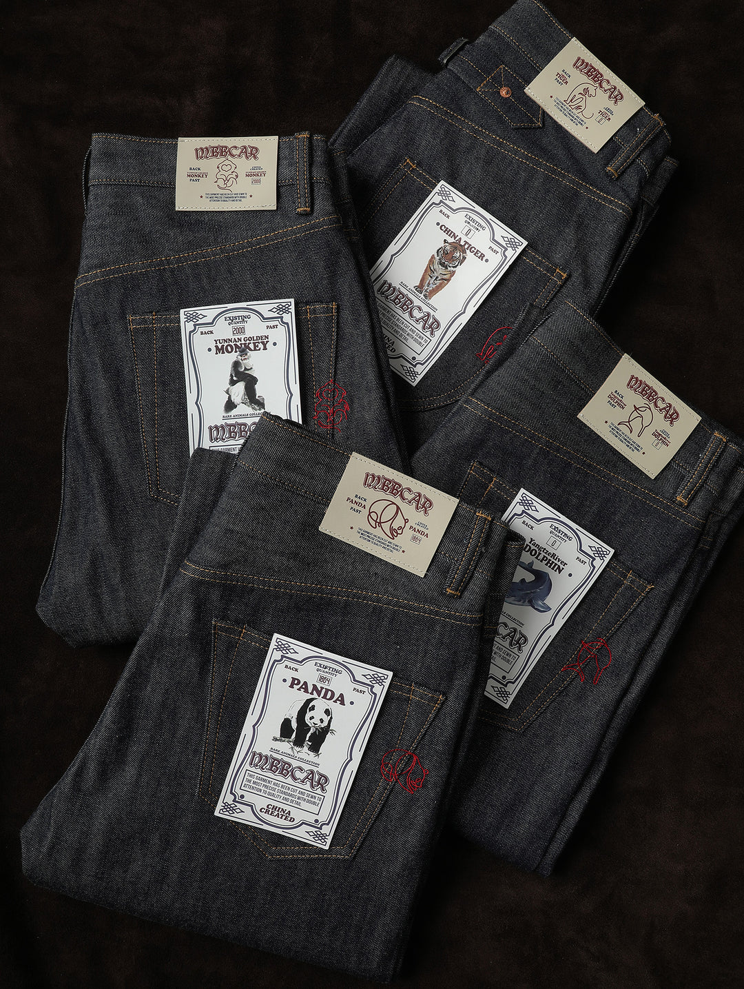 ANIMAL Baiji Dolphin Flared Selvedge Denim jeans