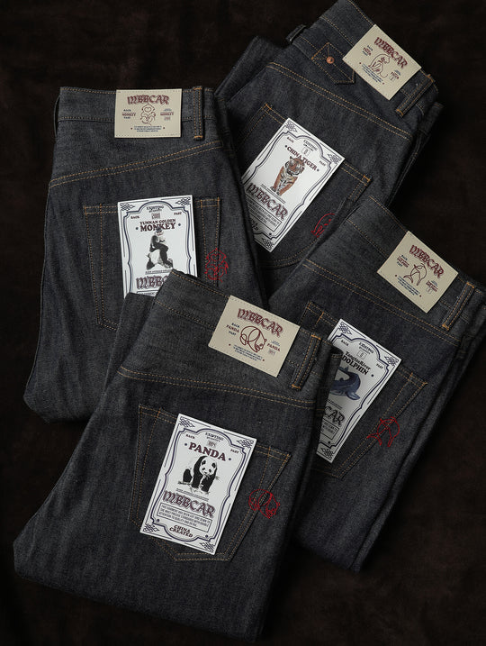 ANIMAL Baiji Dolphin Flared Selvedge Denim jeans